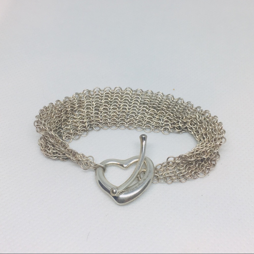 Elsa Peretti Mesh Heart Bracelet by Tiffany & Co